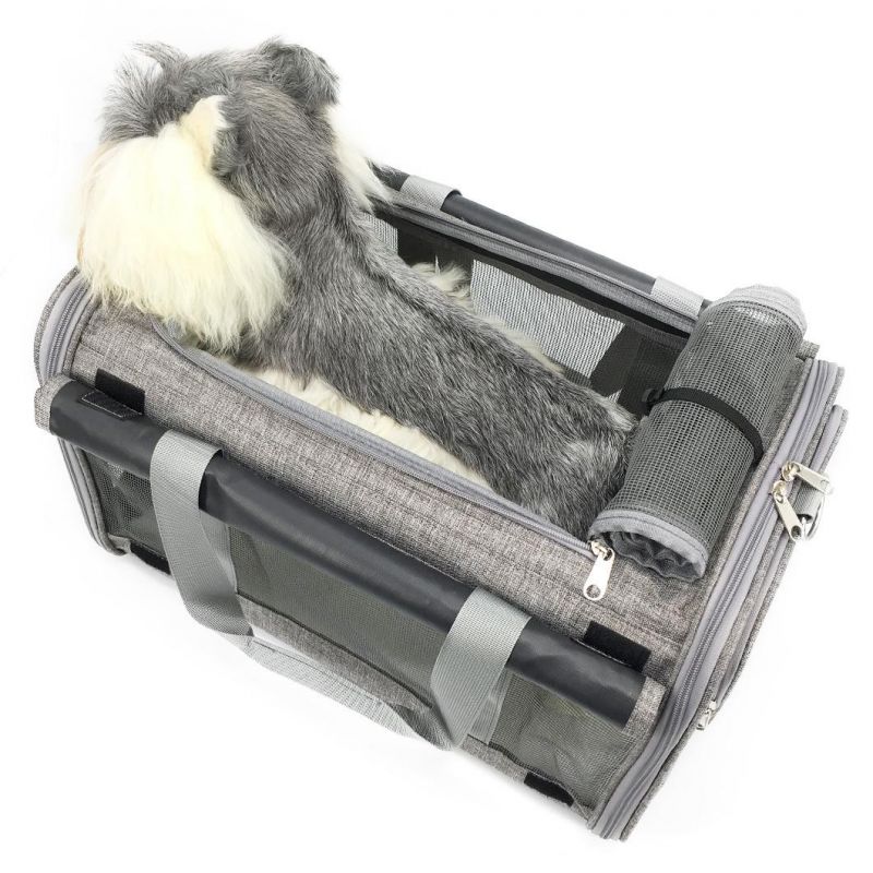 Comfortable Large Space Portable Breathable Outdoor Travel Bag Pet Car Carrier