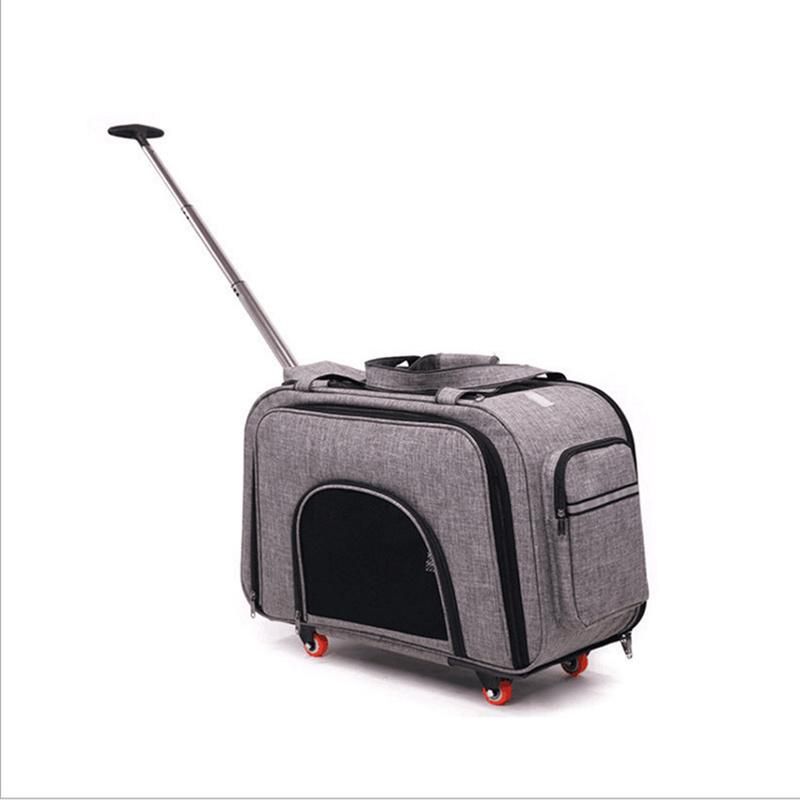 Folding Expandable Outdoor Pet Dog Cat Bag Multi-Purpose Luggage Backpack