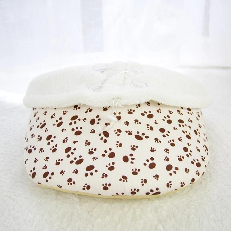 Luxury Round Super Soft and Warm Pet Bed Fashion Shell Style Cat Dog Pet Bed Pet Cave