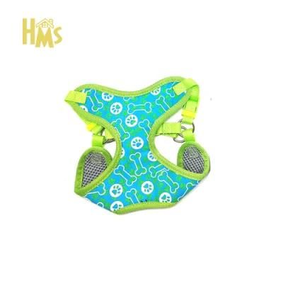 Hot Selling Adjustable Mesh Soft Padded Custom Printed Dog Harness