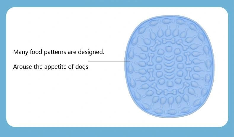 Silicone Dog Lick Mat Pet Slow Food Pet Feeder Supplies