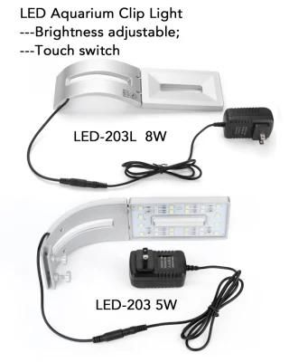 LED Clip Light Saltwater Aquarium with Blue and White LEDs