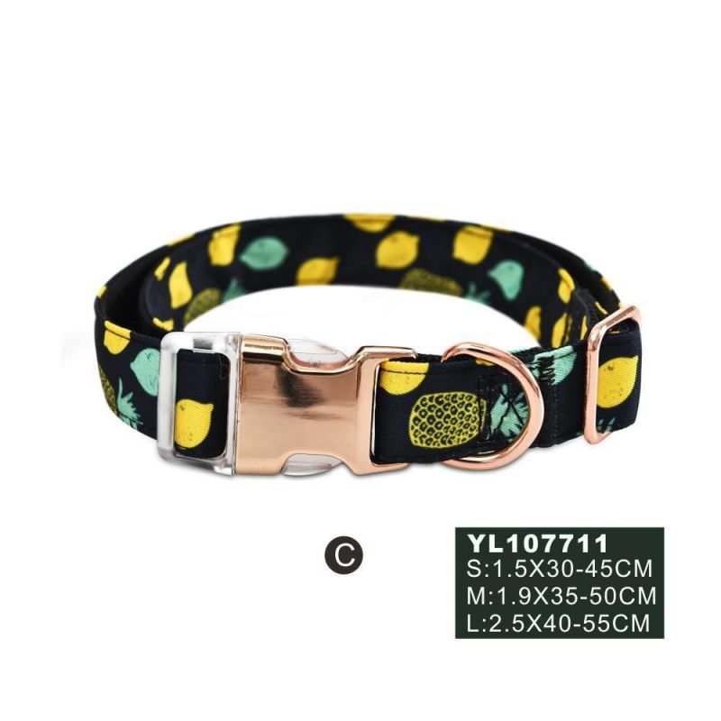 Free Design Eco-Friendly Soft Nylon Custom Printed Dog Collar Package Wholesale
