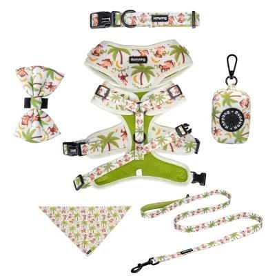 2022 Newest Patented Reversible Harness OEM Custom Made Products Dog Collar Pet Supply Pet Dog Harness Set