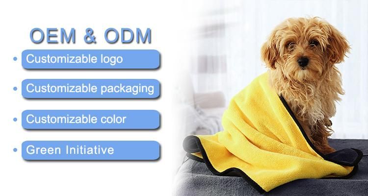 Custom Logo Size High Quality Microfiber Dog Bath Towel Pets Towels