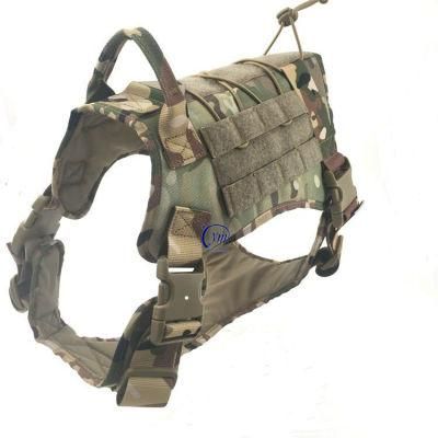 Tactical Dog Harness Vest Large Adjustable Working Training Pet Vest