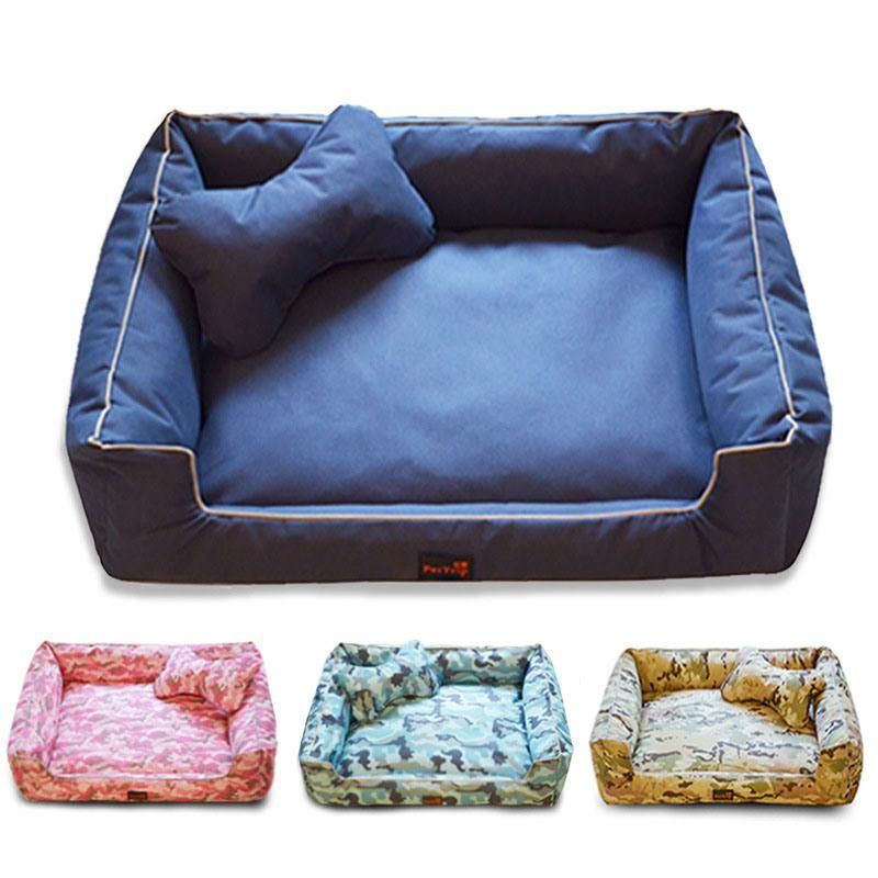 Wholesale Breathable Pet Bed with Mattress Beds for Dogs Multi Use Rectangle Sofa Durable Pet Mattress