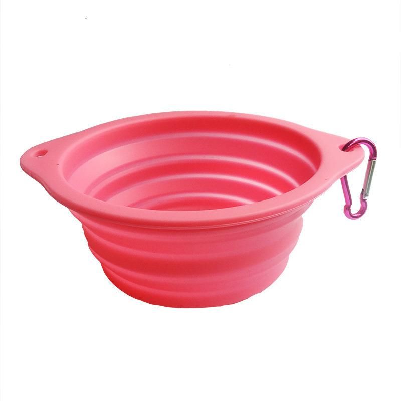 Extra Large Size Collapsible Dog Bowl Food Grade Silicone Foldable Expandable Portable Bowl