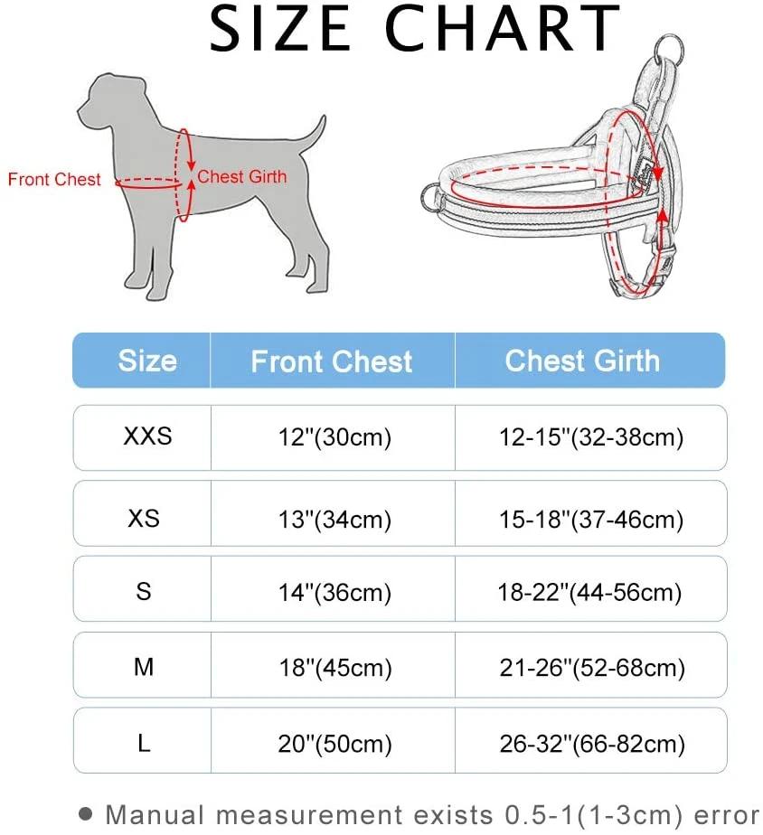 Soft Flannel Padded Dog Vest Harness