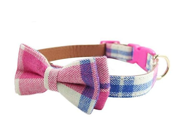 Pattern Premium Quality Dog Collar Bowtie