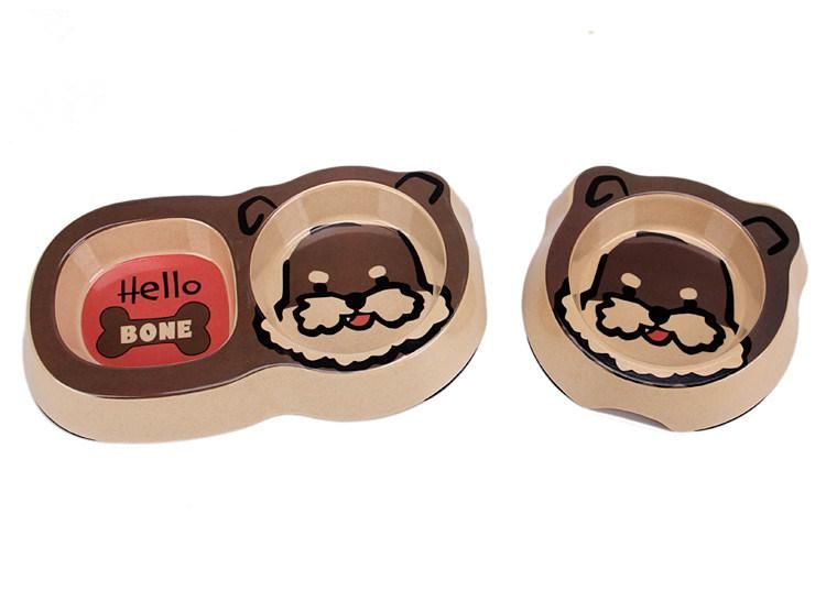 Cute and Nice Appearance Bamboo Pet Cat&Dog Feeding Bowl