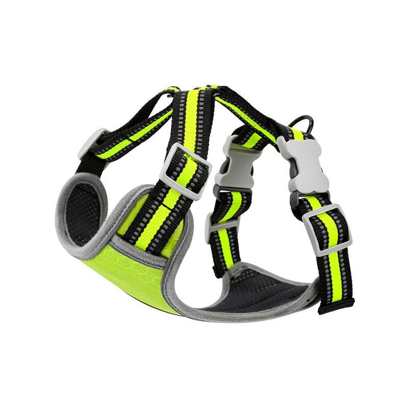 Multi Color Dog Pet Harness Breathable Night Reflective Dog Harness No Pull D Ring Waterproof with Customized Logo