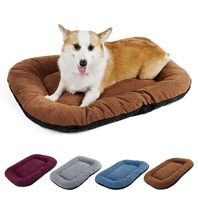 Fashion Cat Dog Bed Mat Warm Soft Plush Pet Bed