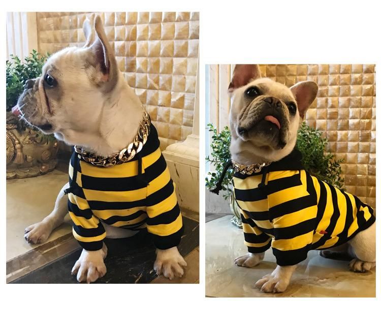 Wholesale Fashion Sprint Simply Warm Sleeveless Bulldog Cotton Dog Vest Hoodies