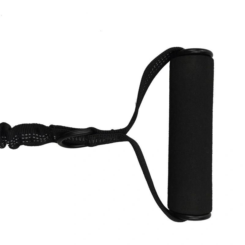Double Handle Bungee Dog Leash with Night Reflective Thread