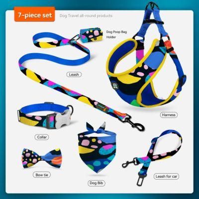 Fashion Brown Custom Individual Package Dog Harness No Pull Pet Supply