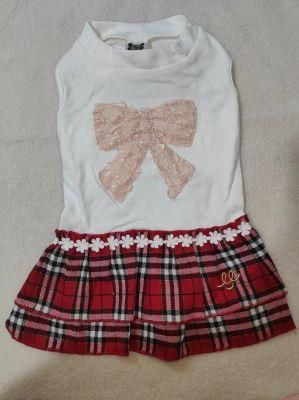 Wholesale Dog Clothes Fashion Designer Dog Clothes Dog Dress Pet Skirt