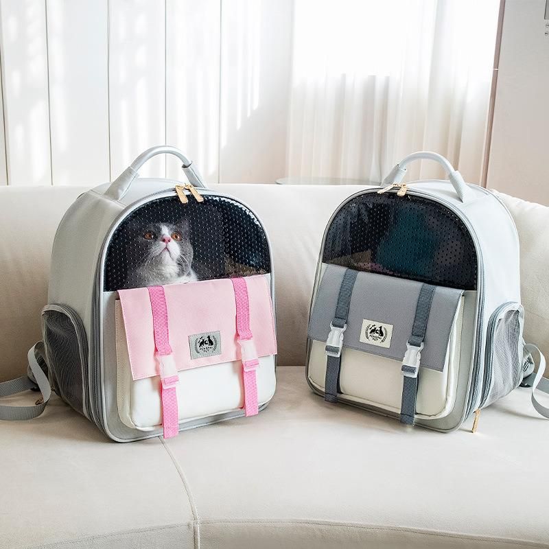 Breathable Pet Carrier Backpack Portable Travel Pet Carrier Windproof Pet Carrier Bag