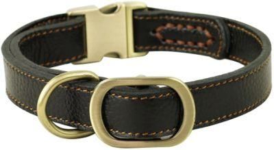 All Natural Real Leather Collar for Dog/Pet 3 Sizes Available Suit for Small Medium and Large Size Dog/Pet 2 Colors Brown and Black