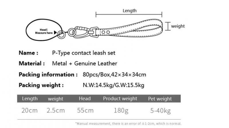 Customized Personalized Logo Designer Real Cow Leather Ostrich Grain Short Training Large Pet Leads Dog Leash