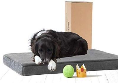 Plush Orthopedic Joint-Relief, Machine Washable Cover Memory Foam Dog Bed