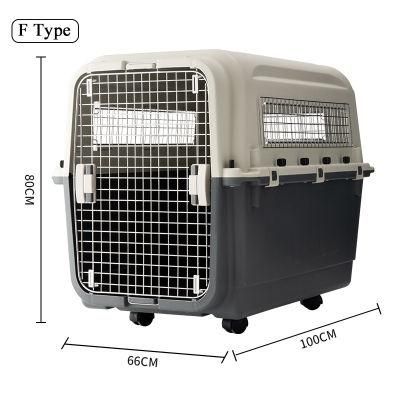 Wholesales Pet Carrier Airline with Hang a Bowl Urine Isolation Plate