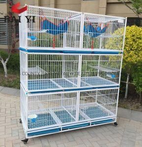 Pop Open 3 Level Pet Cat Cage for Outdoor Pet Product Supplier
