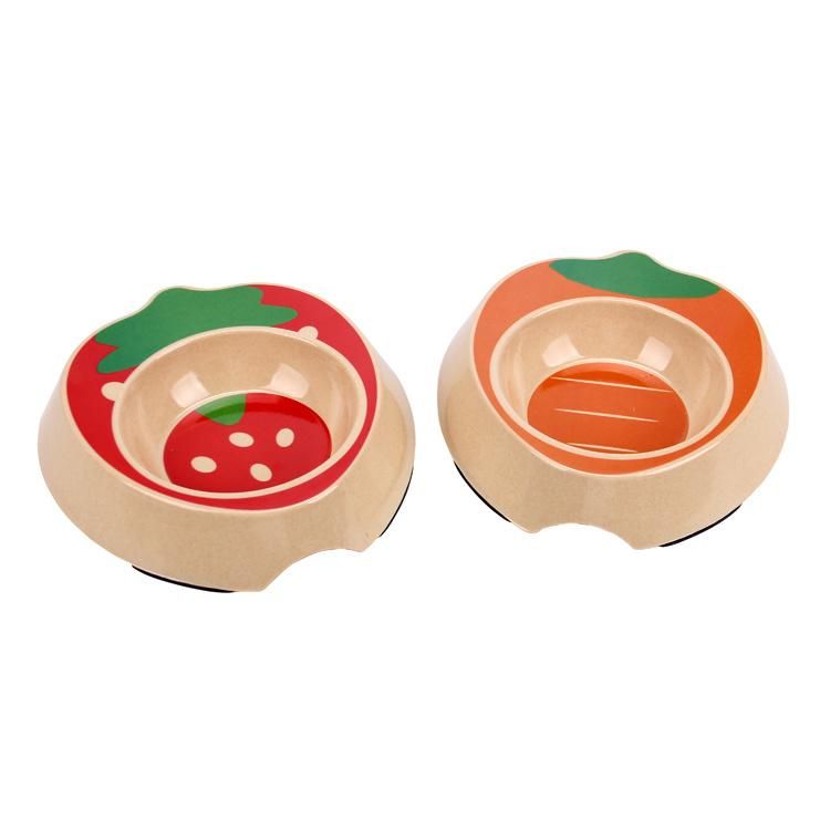 Personalized Bamboo Fiber Pet Bowl Water Feeding Wholesale Dog Bowl