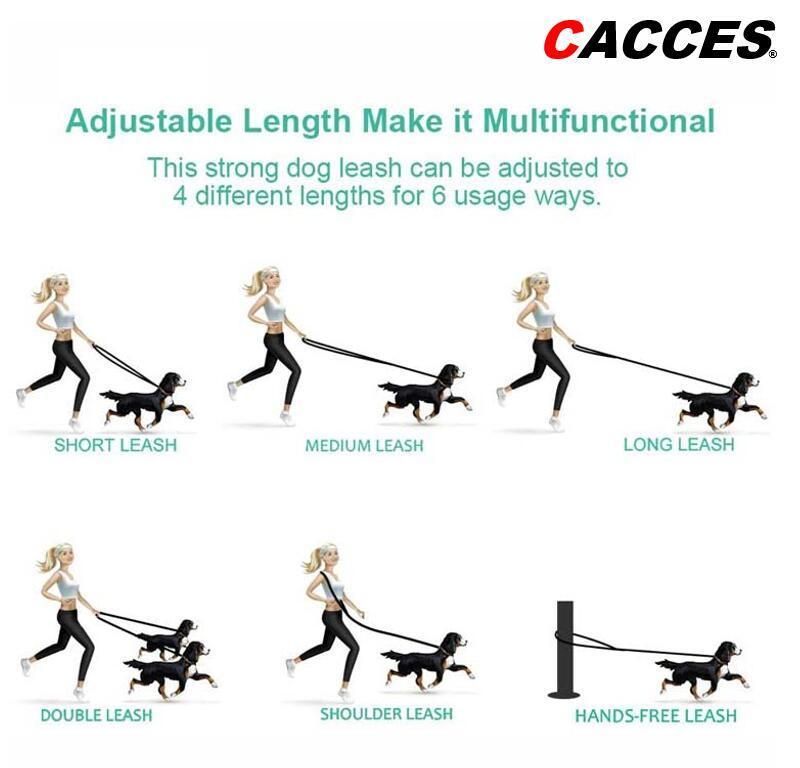 Training Lead for Pet, Dog Training Lead Dog 1.5/2.0/2.5*2m Long Strong Training Lead Leash 8 Function Walking Best Sales Dog Training Pet Leash Lead Dog Leash