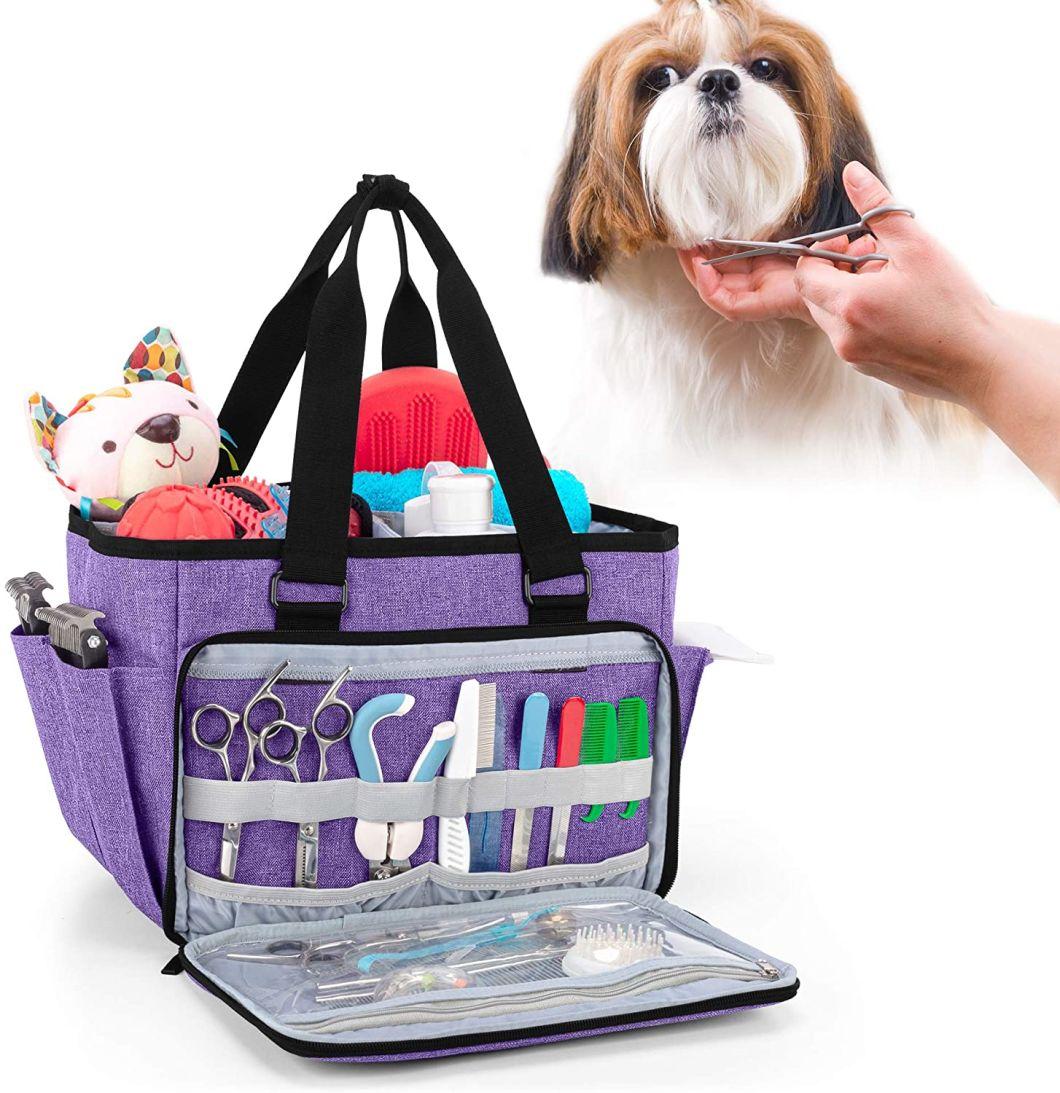 Pet Grooming Tools Organizer Bag Dog Cat Grooming Supplies Pet Grooming Tote Bag