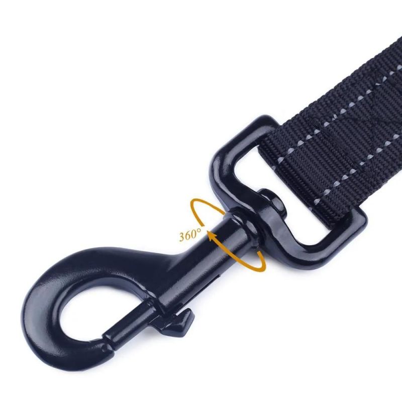Hot Selling Custom Logo Color Neoprene Padded Short Reflective Nylon Dog Leash for Dog Pet Walking Training