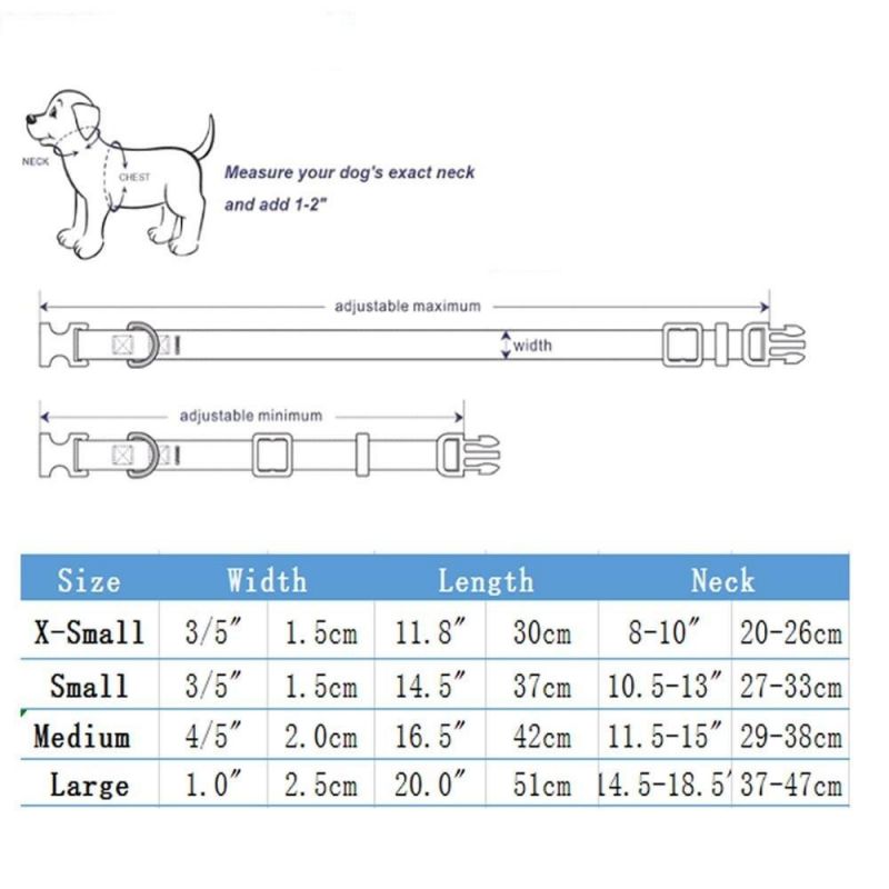 Hot Sale PU Leather Dog Collar for Medium and Large Pets with Durable Steel D-Ring and Metal Buckle