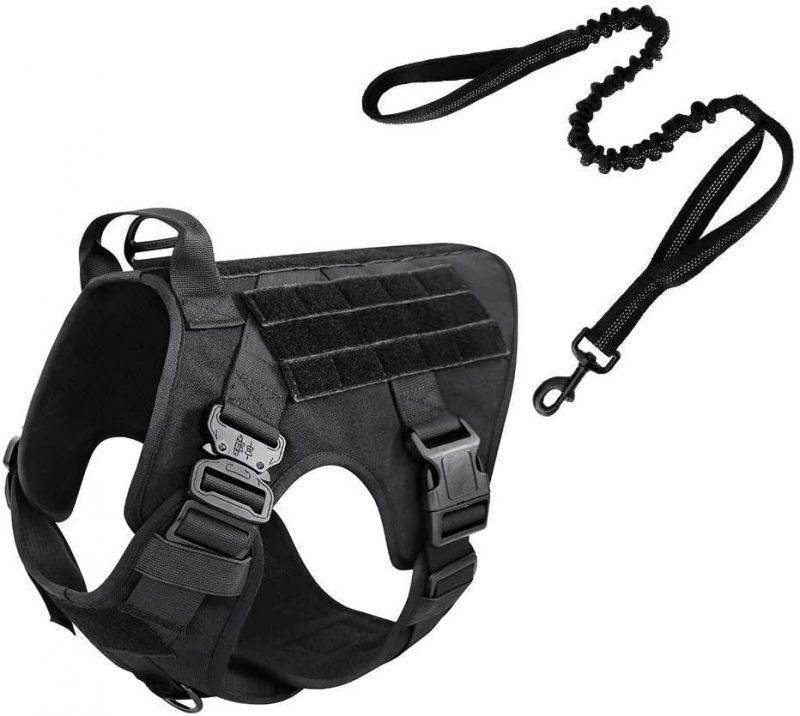 Molle Leash for Service & Training Military Dogs Adjustable Training Hunting Dog Tactical Leash