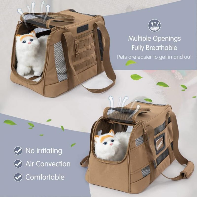 Most Airline Approved Large Dog Carrier for Medium Dogs Expandable Pet Carrier Bag