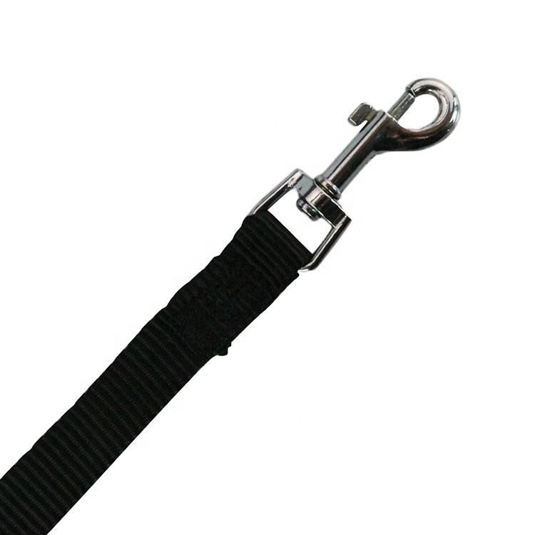 New Product Fashion Training Simple Promotional Black Polyester Pet Harness Leash Dog Lead