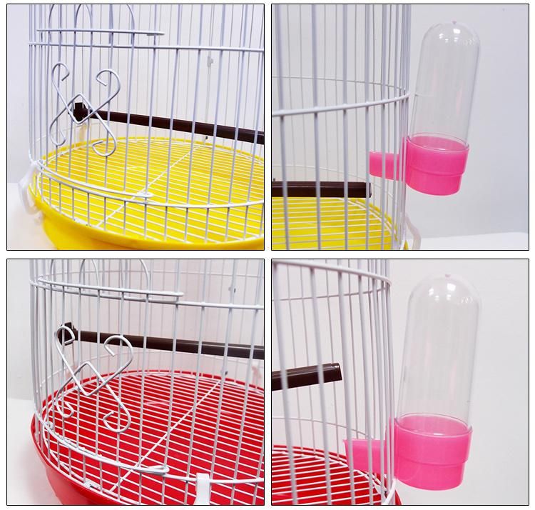 New Metal Decorative Pet Products Bird Parrot Canary Parakeet Cage Flight Travel Cages