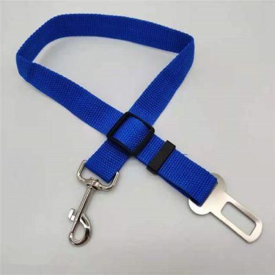 Luxury Custom Logo Nylon Pets Puppy Seat Lead Leash Dog Cat Car Seat Belt
