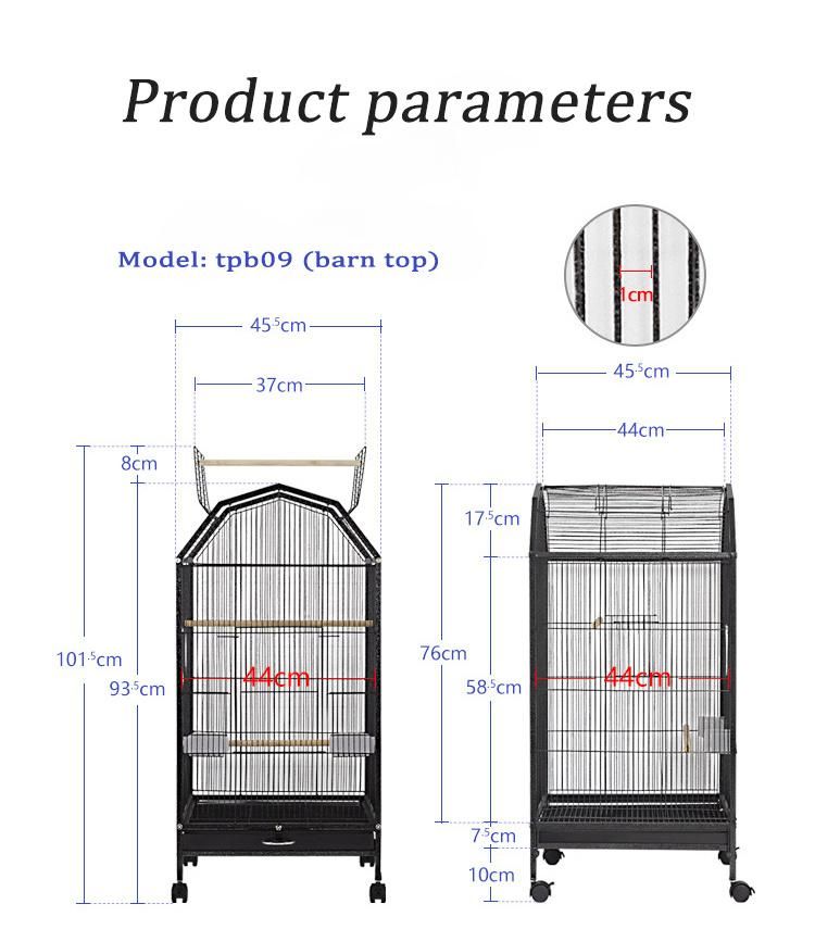 Wholesale Large Stainless Steel Aviary Bird Cage