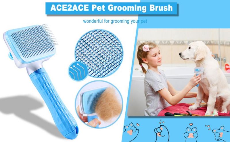 Dog Hair Remover Comb Cat Dog Hair Grooming Cleaning Brush