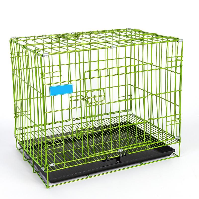 Pet House Folding Metal Dog Crate; Single Door & Double Door Dog Crates