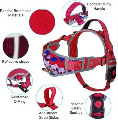 Wholesale Pet Dog Supply Products Tactics Safety Dog Harness with Handle