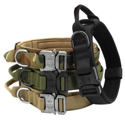 Personalized Designs Tactical Dog Collar, Manufacturer Wholesales Heavy Duty Nylon Dog Collar for Training
