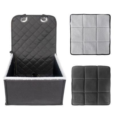 New Item Multi-Function 2 in 1 Pet Car Booster Seat Cover Travel Raised Bed Closeure for Dog and Cat