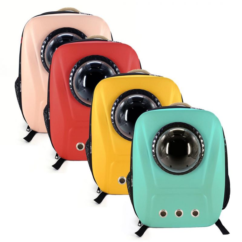 Wholesale Pet Suply EVA Material Pet Carrier Colorful Pet Dog Cat Backpack