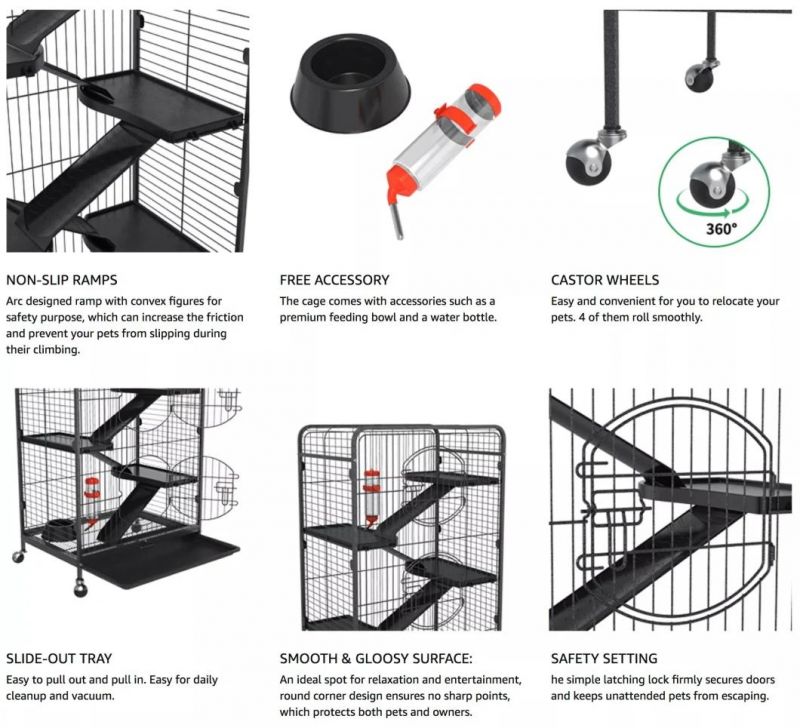 Wholesale Hamster Cages Stainless Steel Cage Pet House Rabbit Cage