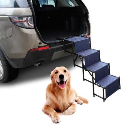 High Quality Durable Adjustable Portable Folding Dog Ramp Dog Stairs Pet Steps Pet Ramp Pet Stairs Dog Ladder