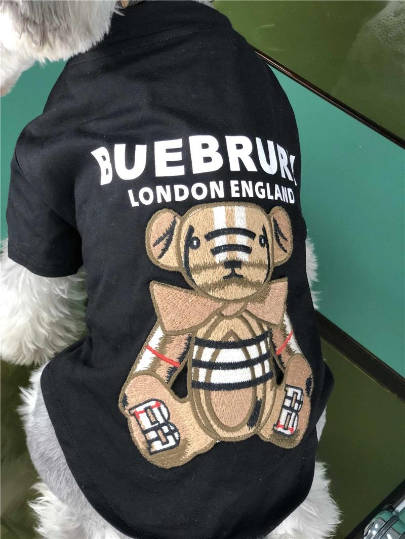Fashionable Design Dog T-Shirt Puppy Teddy Pomeranian Cute All-Match Spring and Autumn Dog Cloth