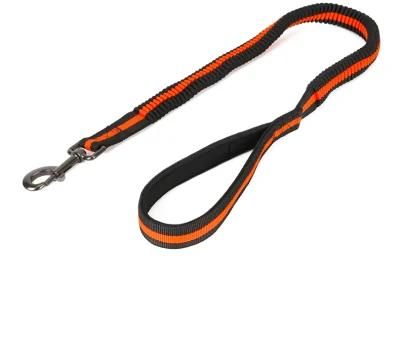 Amazon Hot Pet Products Dog Elastic Leash Diving Material Handle Leash Comfortable Dog Leash