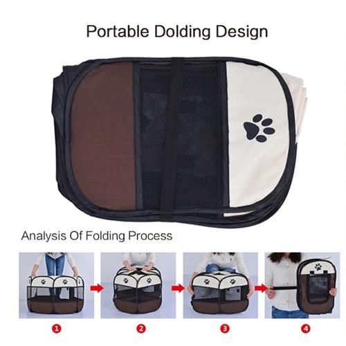 Dog Playpens Large, Pen Kennel for Dogs Puppy Cats Rabbits Small Animals, Portable Pets Tent Indoor & Outdoor Bags