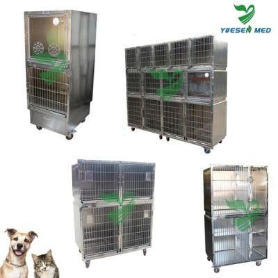 Yuesenmed Veterinary Hospital Medical Stainless Steel Pet Dog Crate